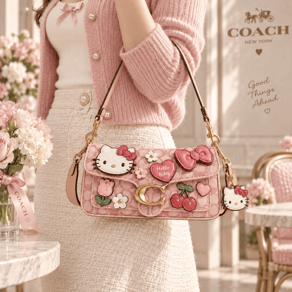 Premium HLKT Coach Shoulder Cross With Charm NPL