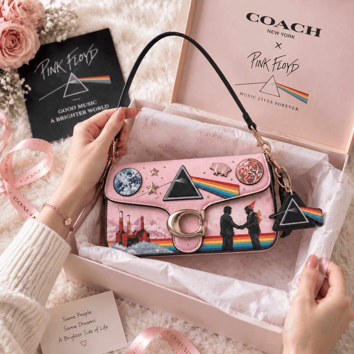 Premium PFD Coach Shoulder Cross With Charm NPL