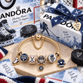 HKM Gold Charm Bracelet Set TTN