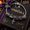 OZY Silver Charm Bracelet Set PTT