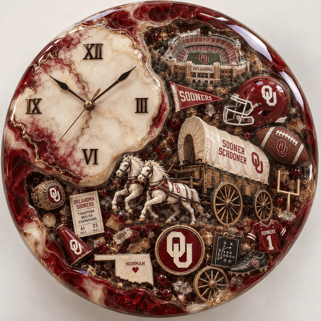 Premium OSN Statement 3D Decorative Wall Clock HTTT