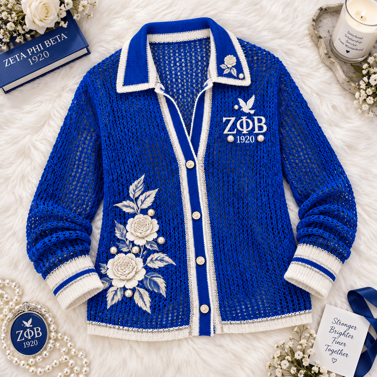 ZPB Women’s Open-Knit Cardigan NTKO
