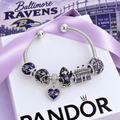 BTR Silver Charm Bracelet Set VTH