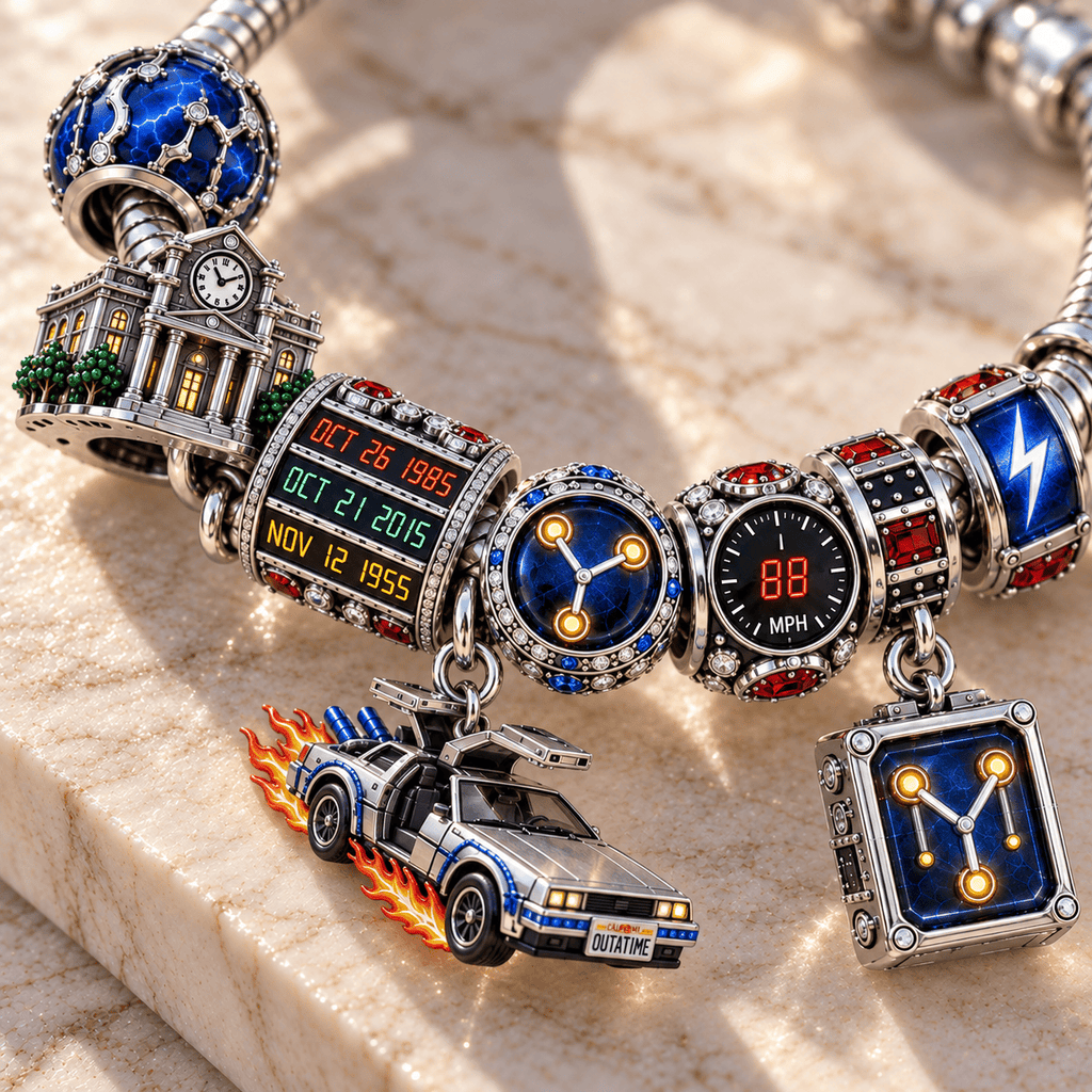 BTF Silver Charm Bracelet Set NTTB