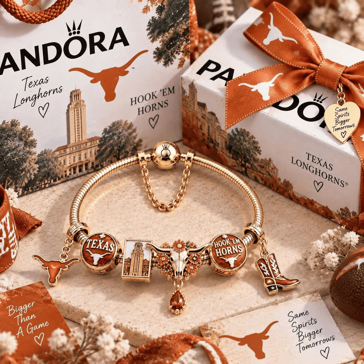 TLH Gold Charm Bracelet Set TTN