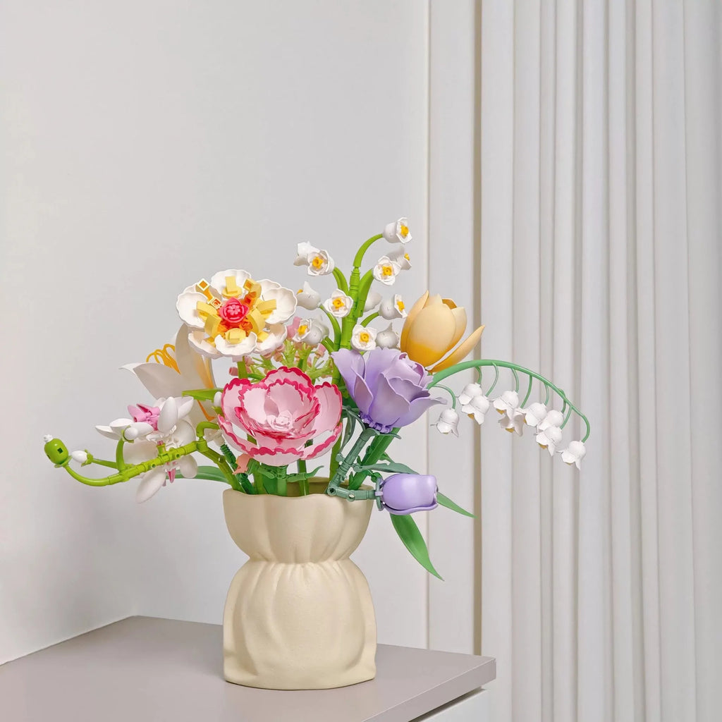 Handmade European Style Ceramic Vase for Hydroponic Plants Elegant Home Room Decoration Ornament for Bedroom Tabletop Accessory